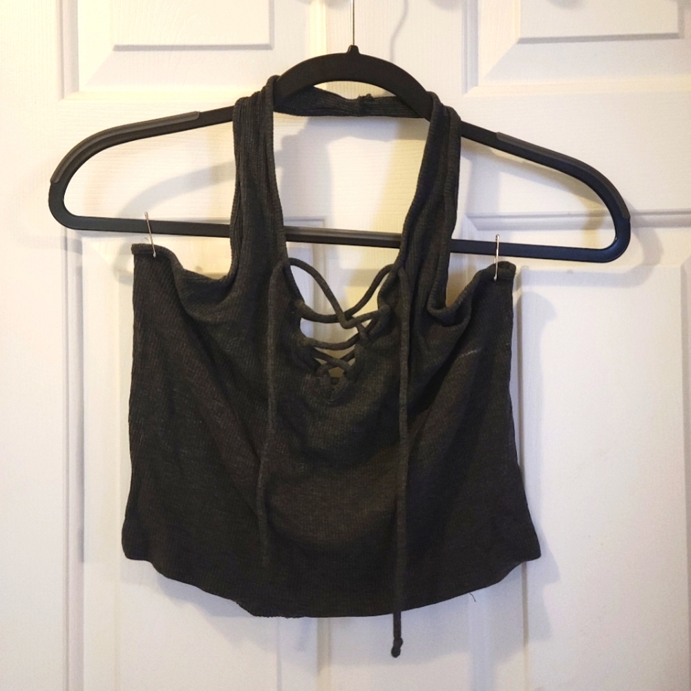 Kendall & Kylie Halter Crop Top